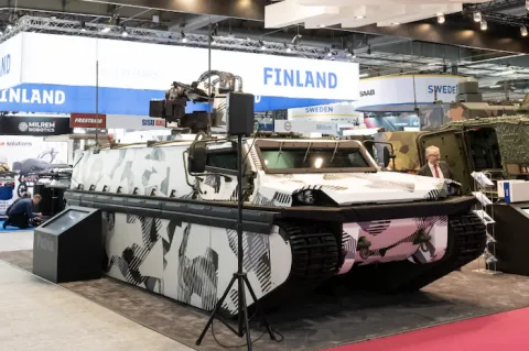 Showcasing Patria's Heavy Wheeled Armored Vehicles at Eurosatory 2024