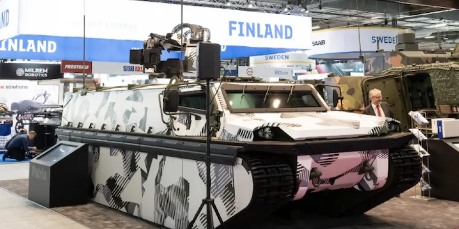 Showcasing Patria's Heavy Wheeled Armored Vehicles at Eurosatory 2024